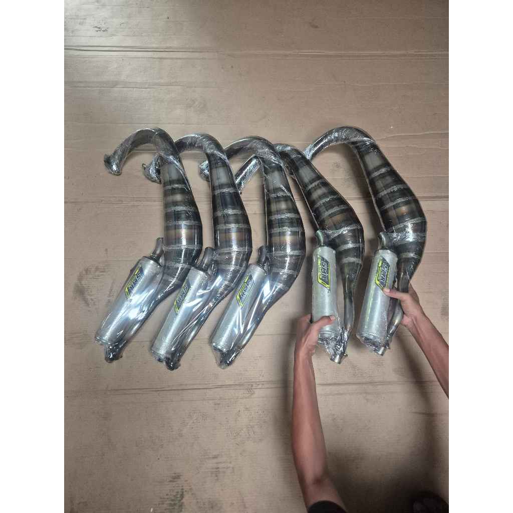 Knalpot SMR RX-King Kolong PDK Scorpio Plat Karat