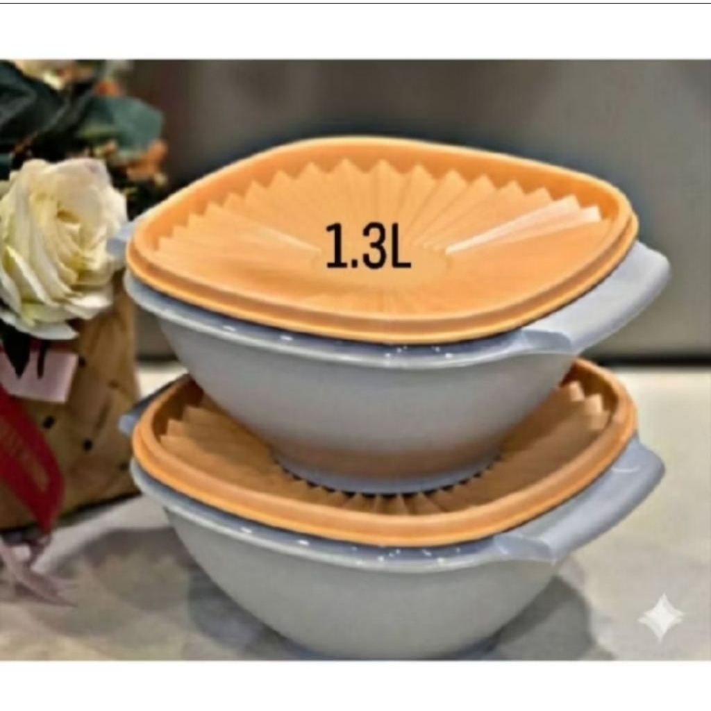 servalier bowl bakul nasi malay tupperware