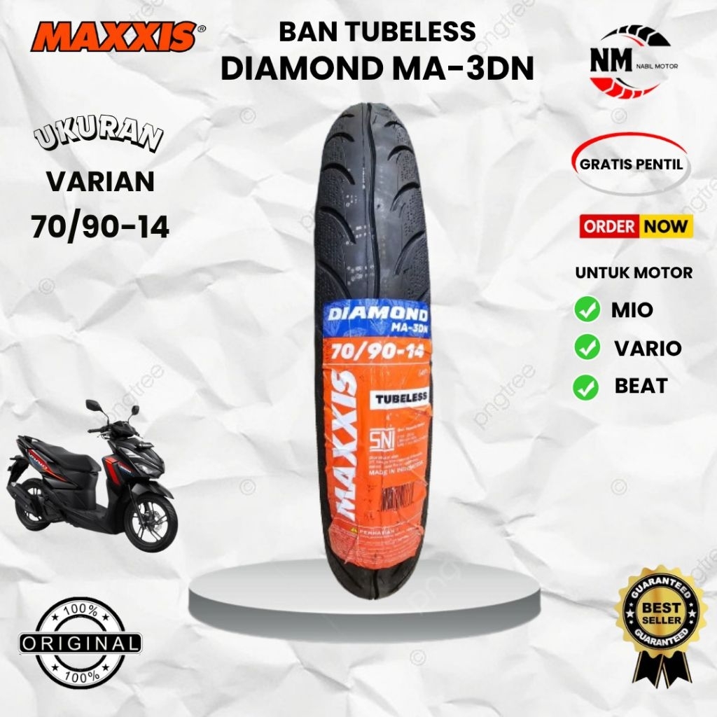 Ban Maxxis Diamond UK 70/90 ring 14