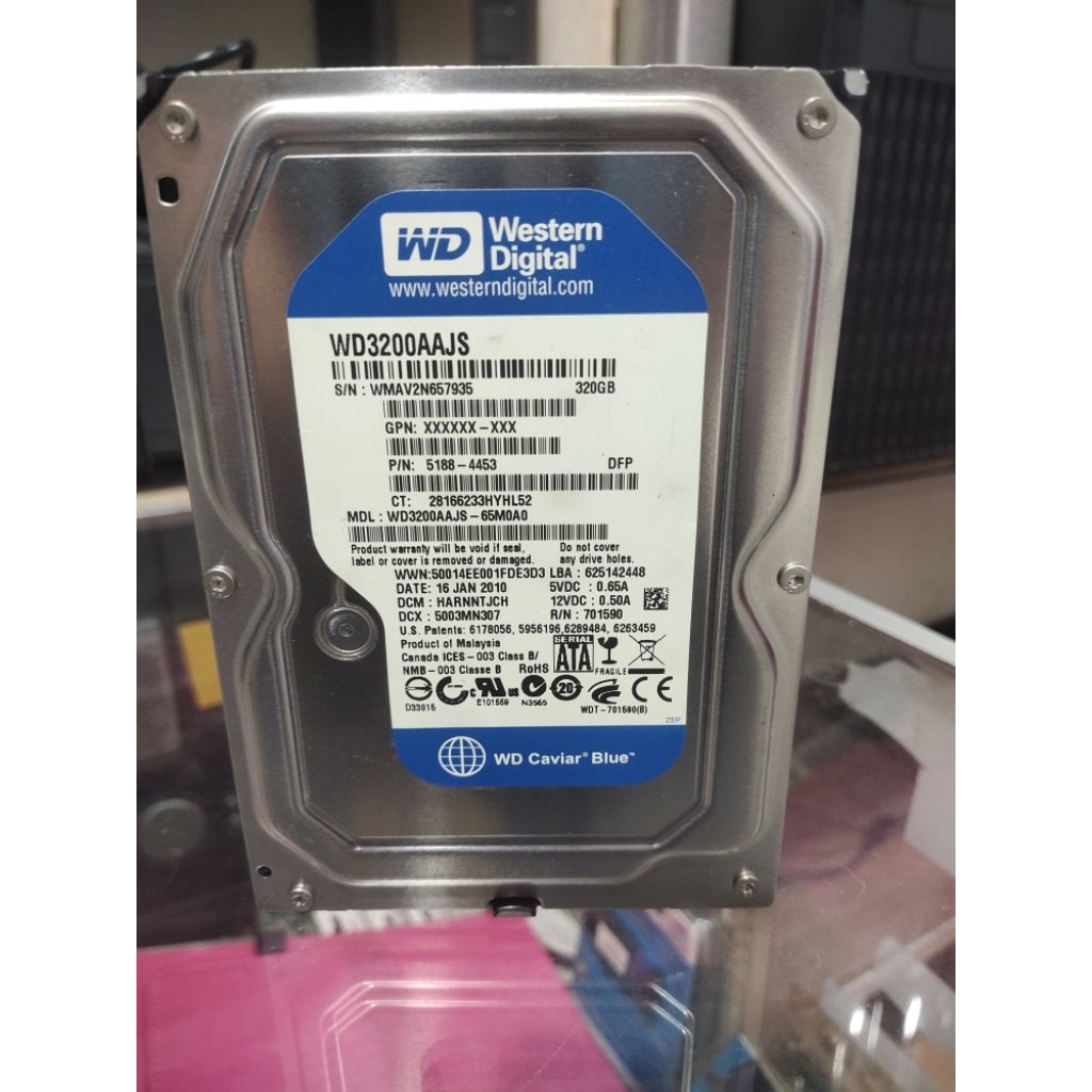 hardisk pc /cctv 320gb wd blue