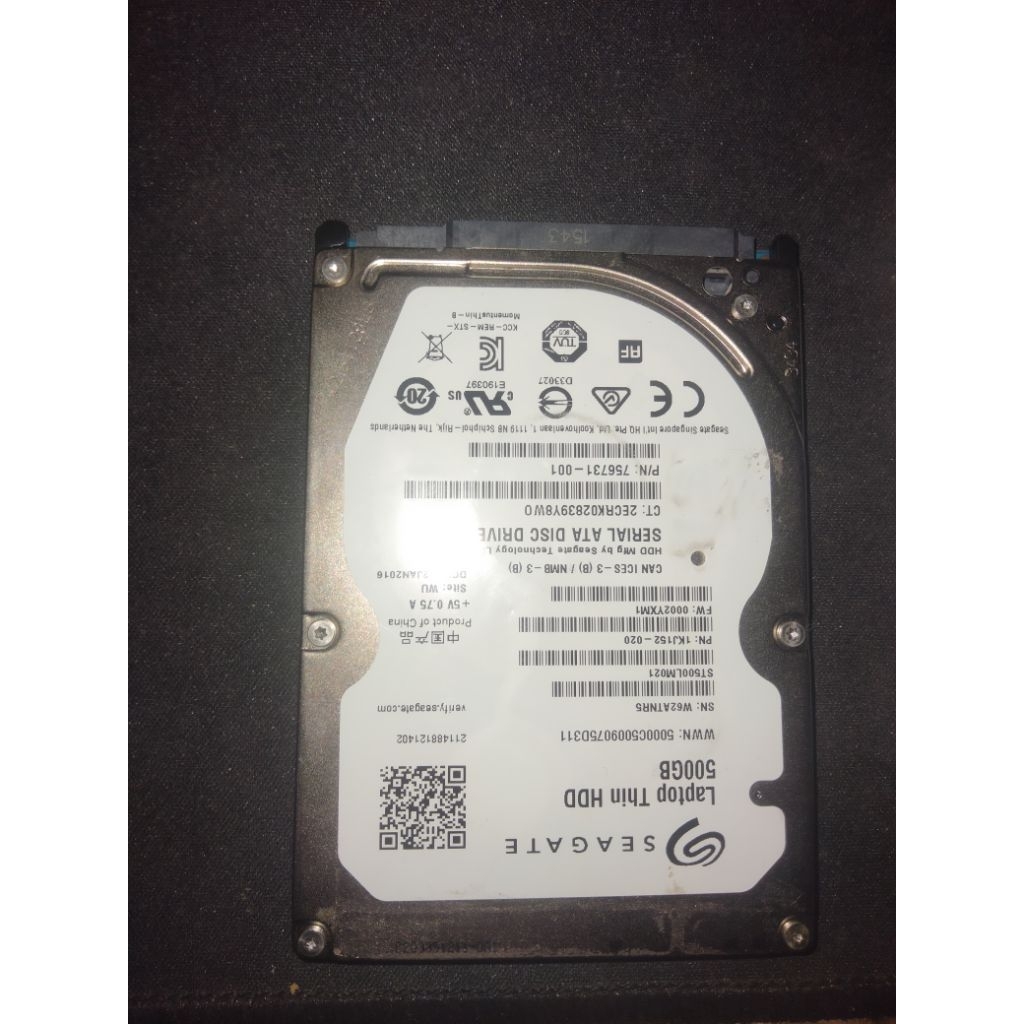 HDD SEAGATE 500GB SECOND NORMAL