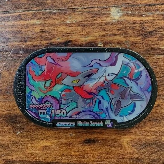 hisuian zoroark superstar pokemon mezastar mezatag galaxy v1 hisuian zoroark original mezatag hisuia