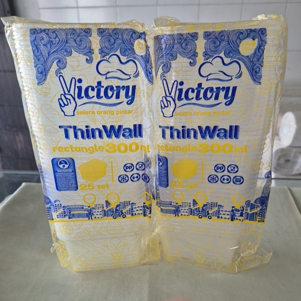 thinwall rectangle 300ml victory