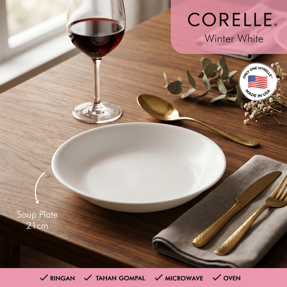 CORELLE Winter White Soup Plate 22 cm