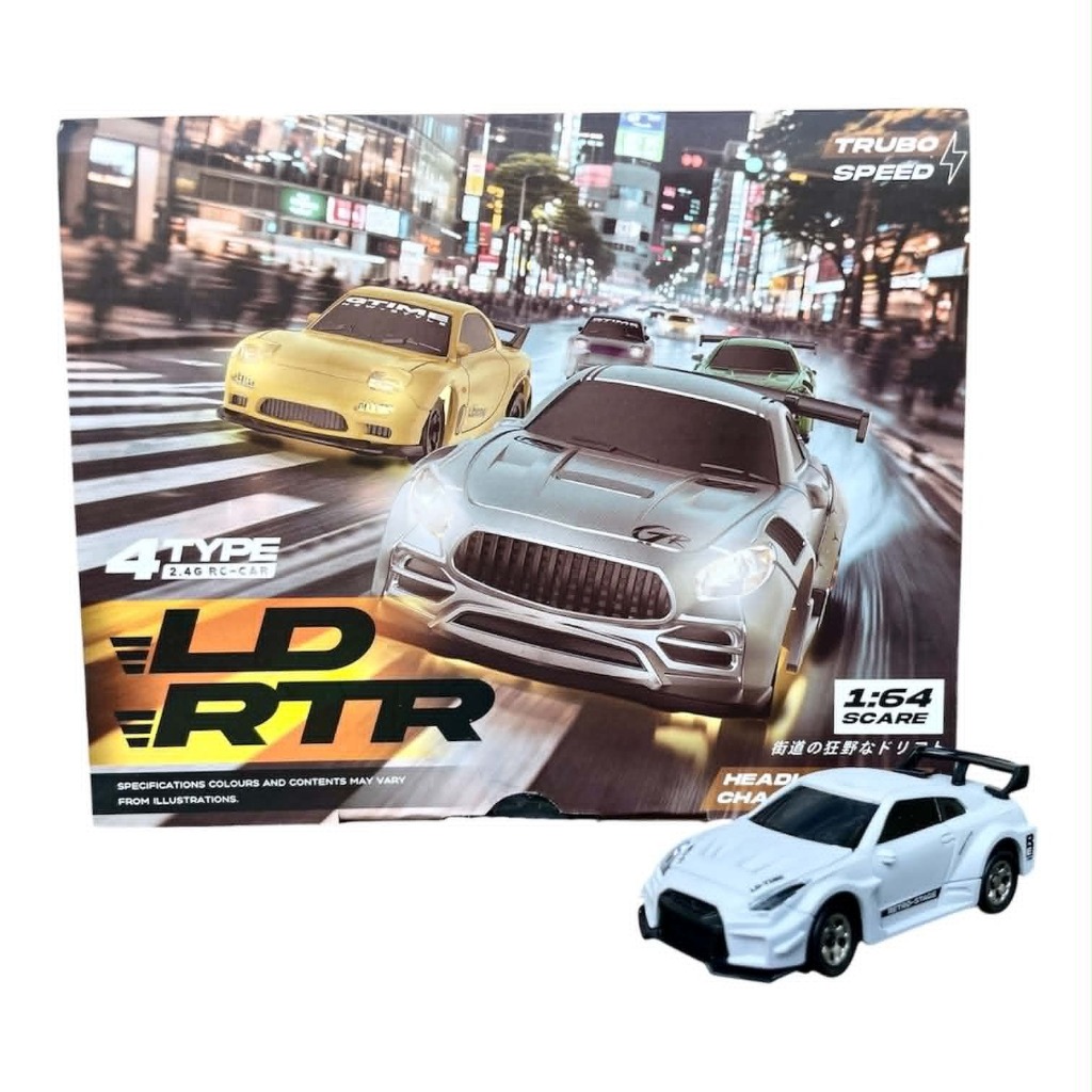 RC Car Remote Control Mobil 1/64 Toys