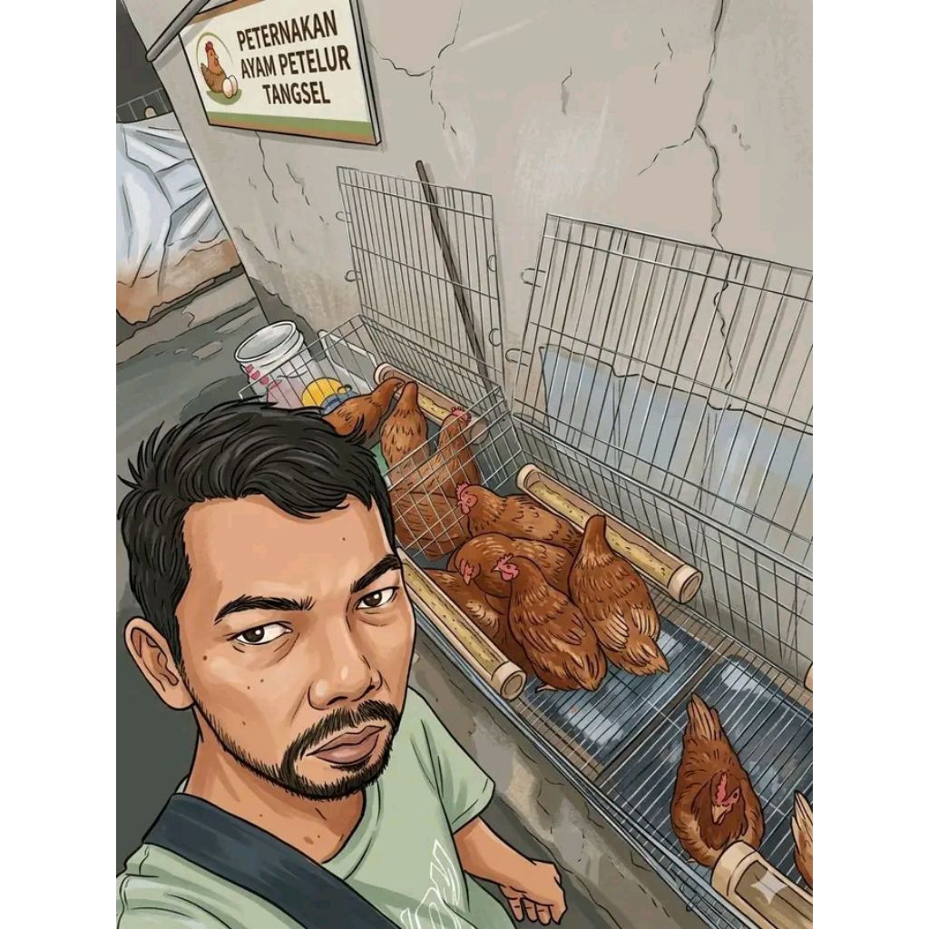 ayam petelur Arab sudah siap produksi dan indukan ayam kampung