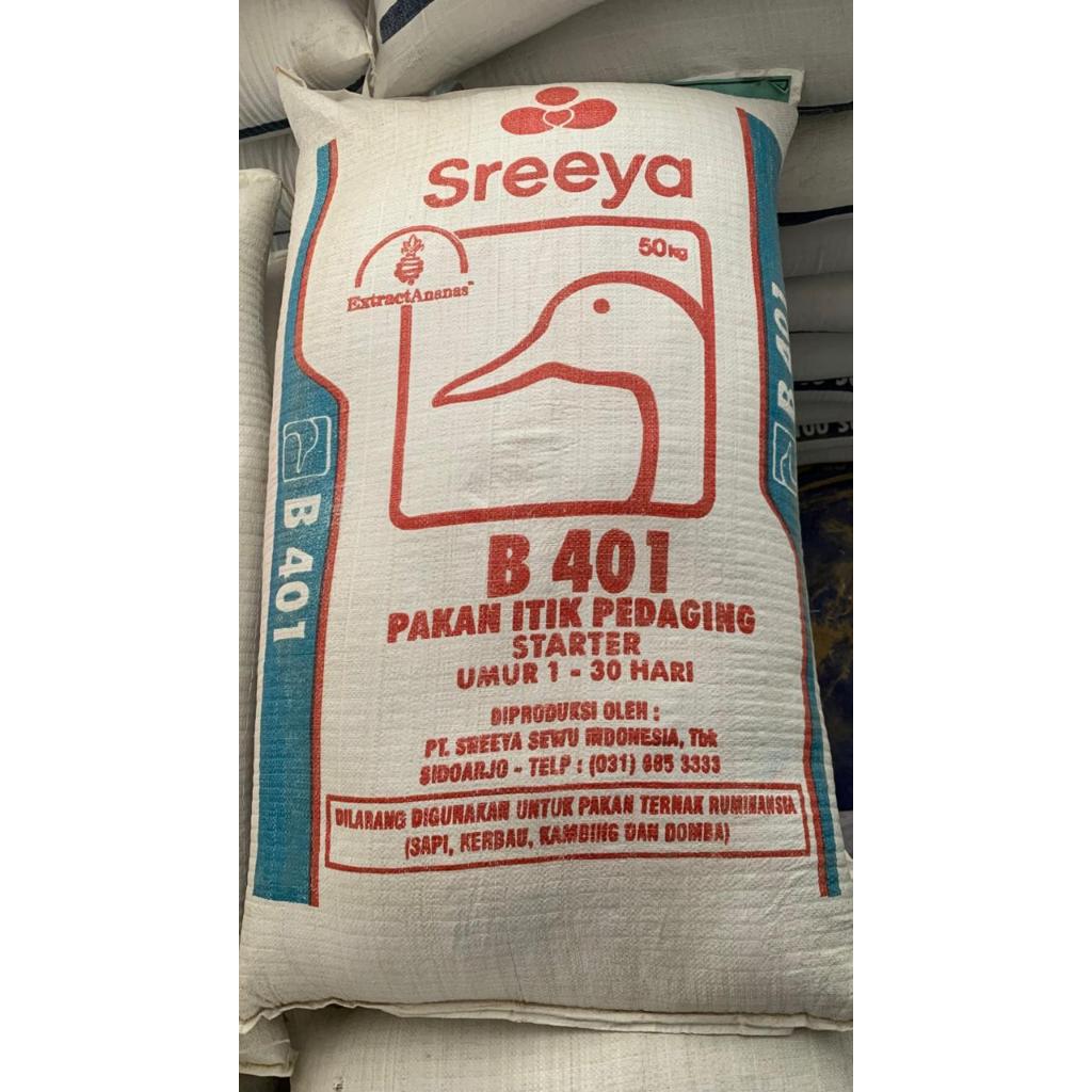 Sreeya B401 Pakan Itik Pedaging Starter Gemuk
