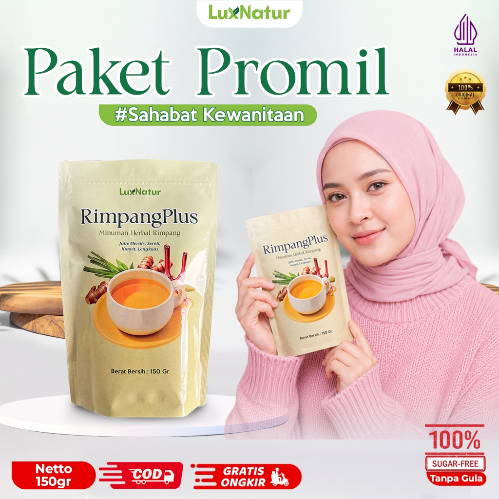 RIMPANGPLUS JSR RIMPANG RAMUAN CINTA PROMIL PCOS DIET ALA DR ZAIDUL AKBAR ORIGINAL LUXNATUR