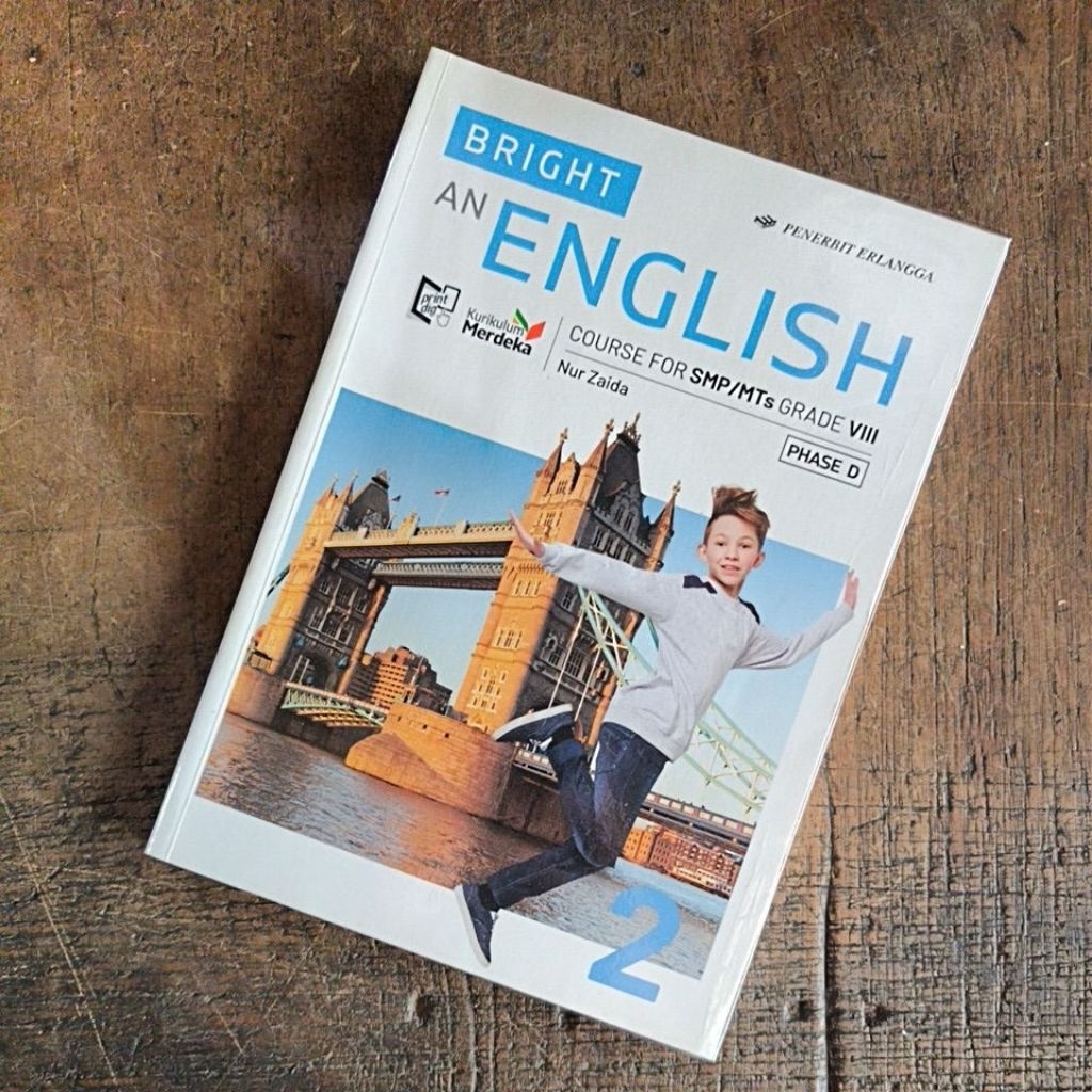 bright an English kelas 8 Erlangga (bekas)