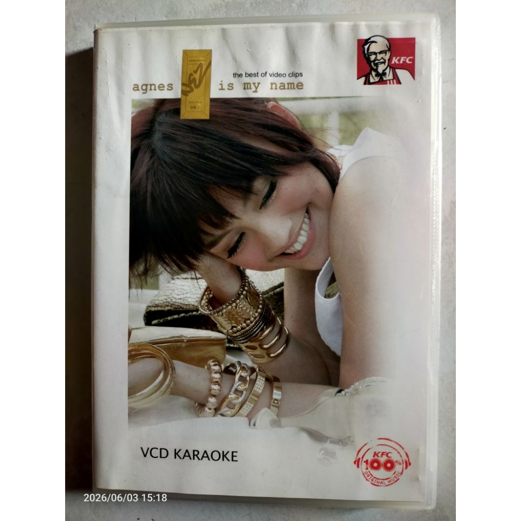 VCD karaoke the best of AGNES MONICA (vcd kfc)