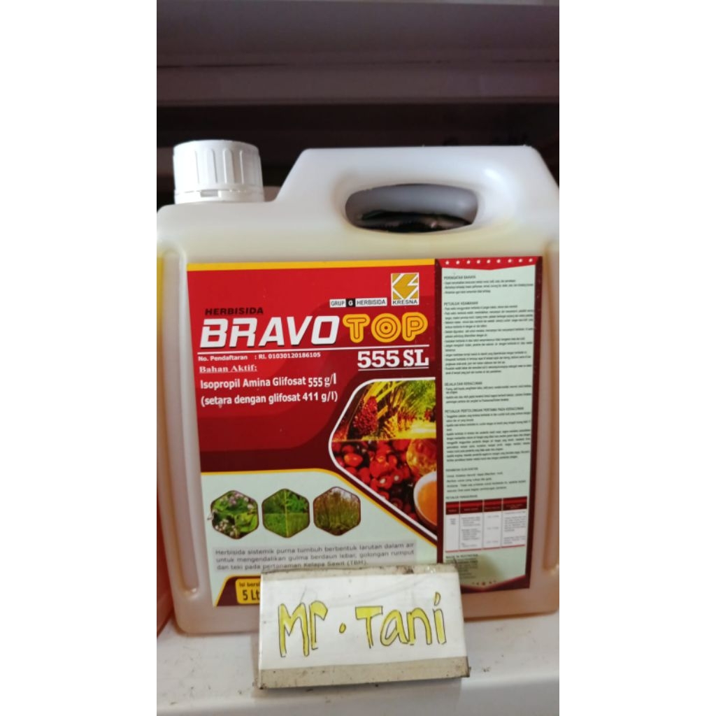 herbisida  sistemik Bravotop 555 sl / racun rumput glifosat
