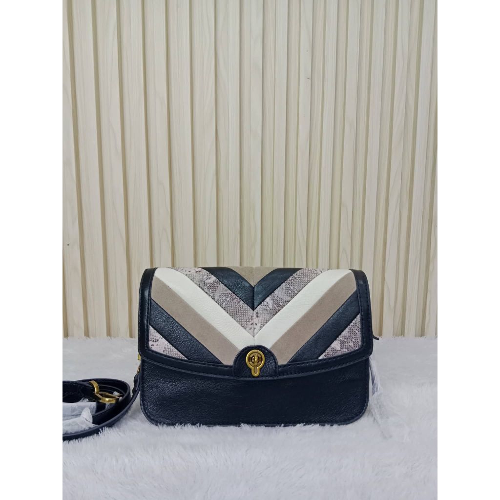 ainsley crossbody chevron patchwork
