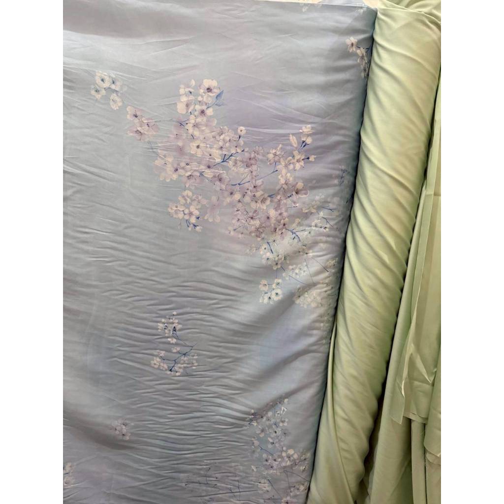 Jual Kain Sutra TENCEL 60s Bamboo Organic Meteran Motif | ARKANA KAIN |