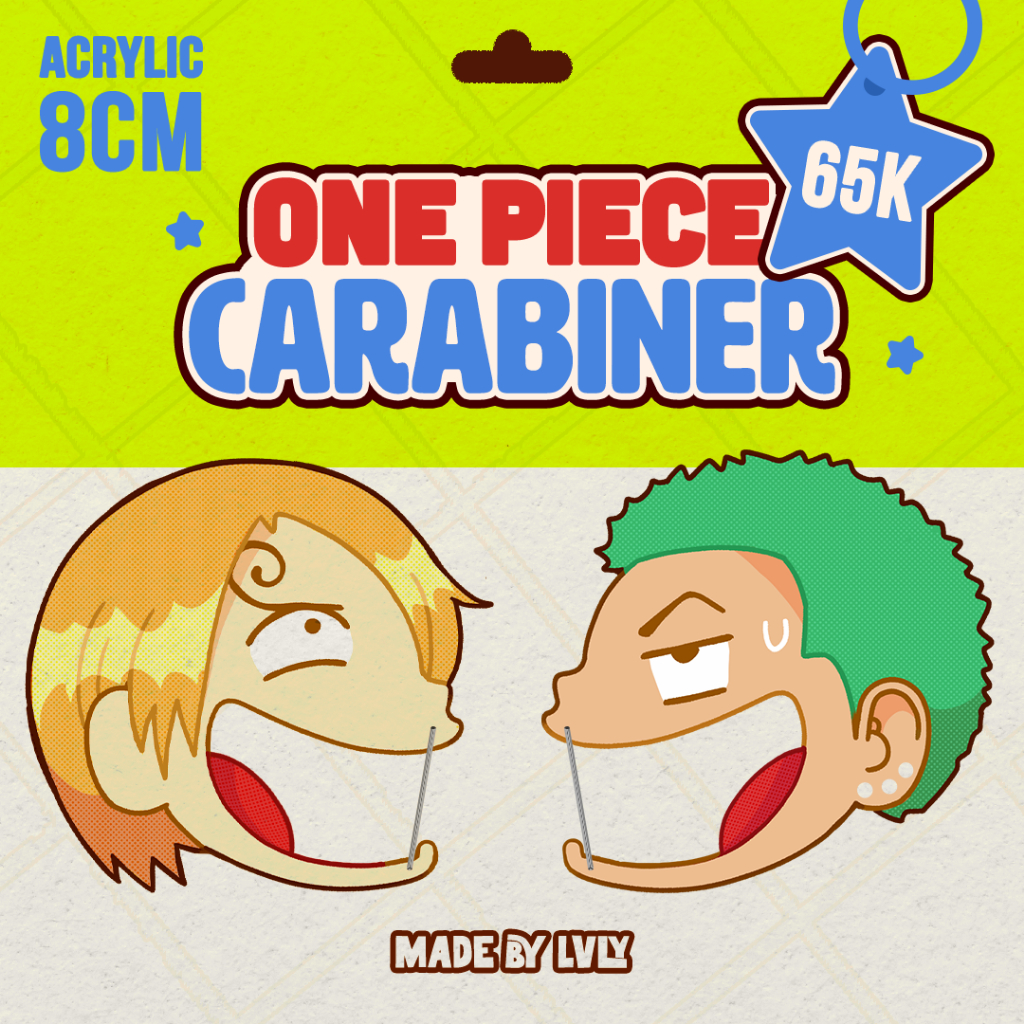 One Piece Fan Merch Carabiner