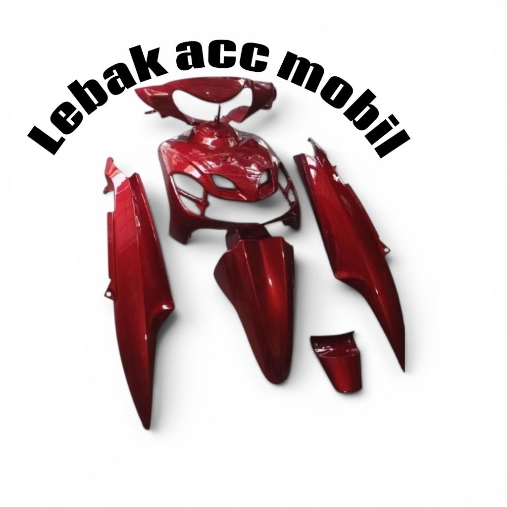 Body full motor yamaha mio smile 2008 - 2013 merah glossy