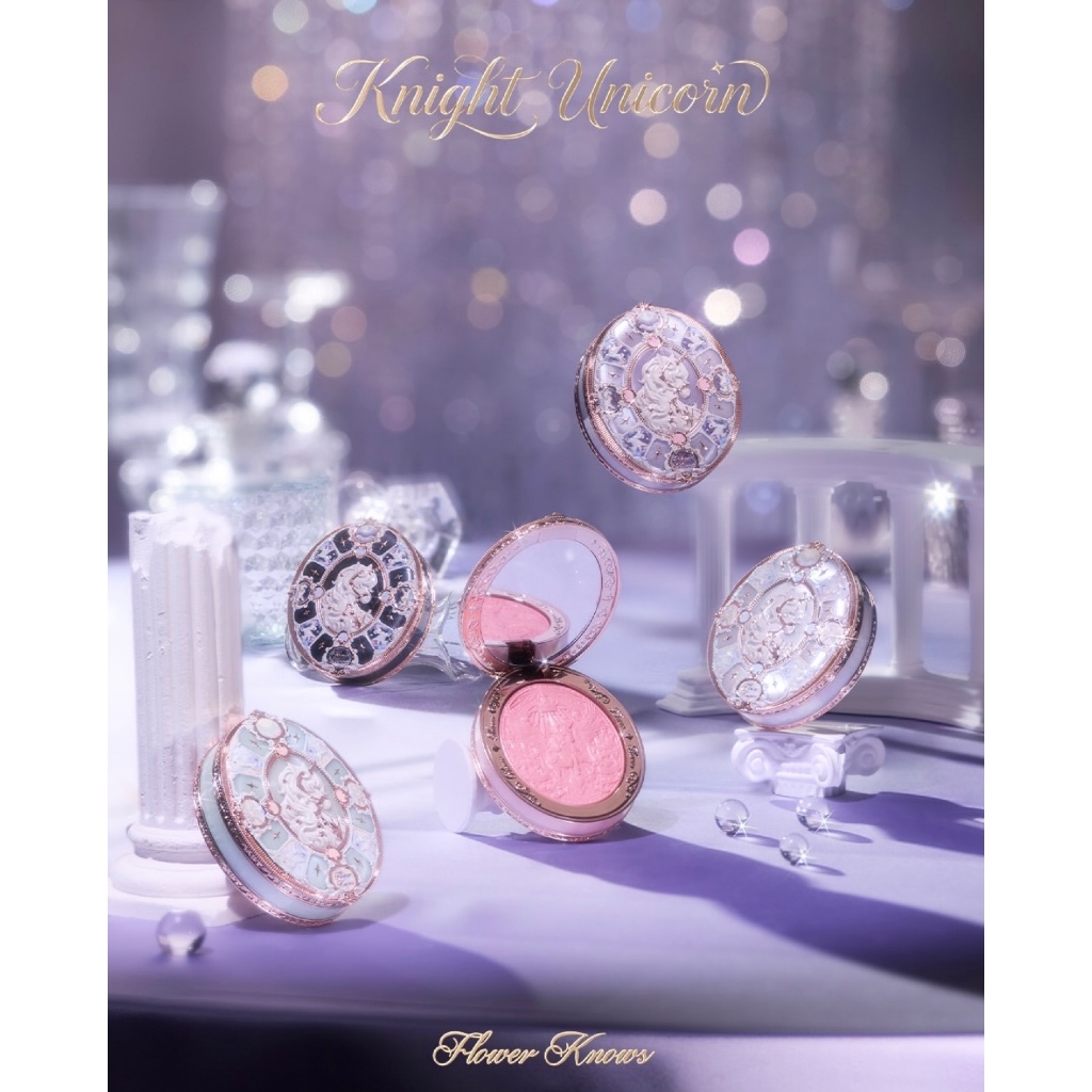 Flower Knows Knight Unicorn Satin Blush