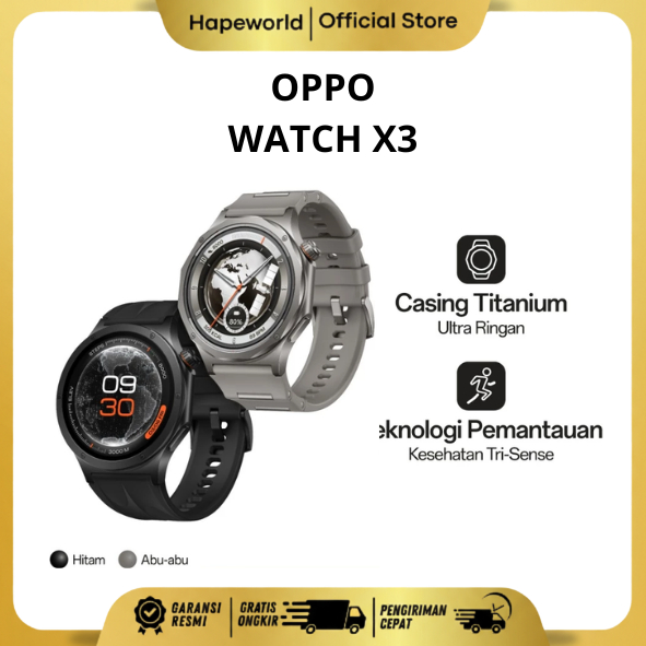 OPPO WATCH X3 - GARANSI RESMI