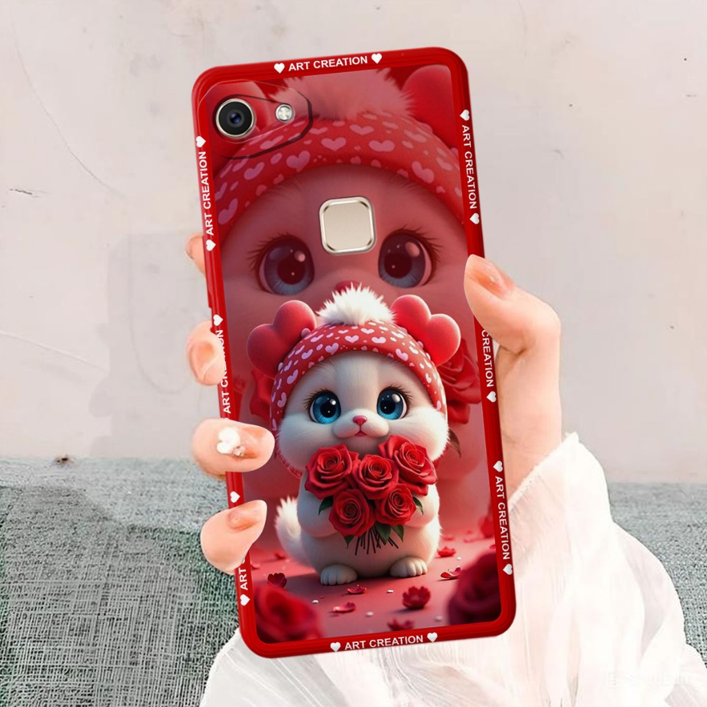 Case VIVO 1716, 1850, Y79A, 1718 Fashion Case Softcase Macaron Protect Camera Kesing Hp Casing Hp pe