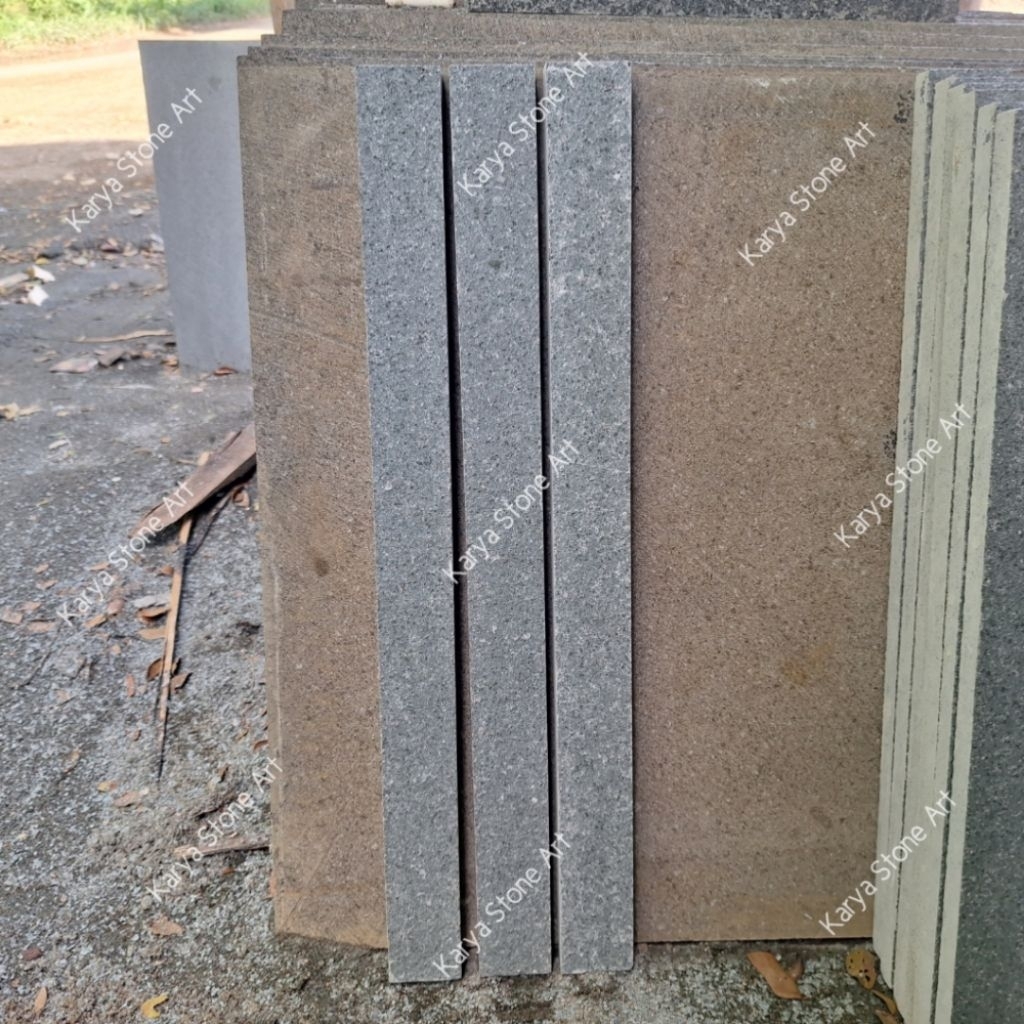 Andesit Bakar 5x60 | Granit Bakar | Batu Alam Andesit | Andesit Dinding