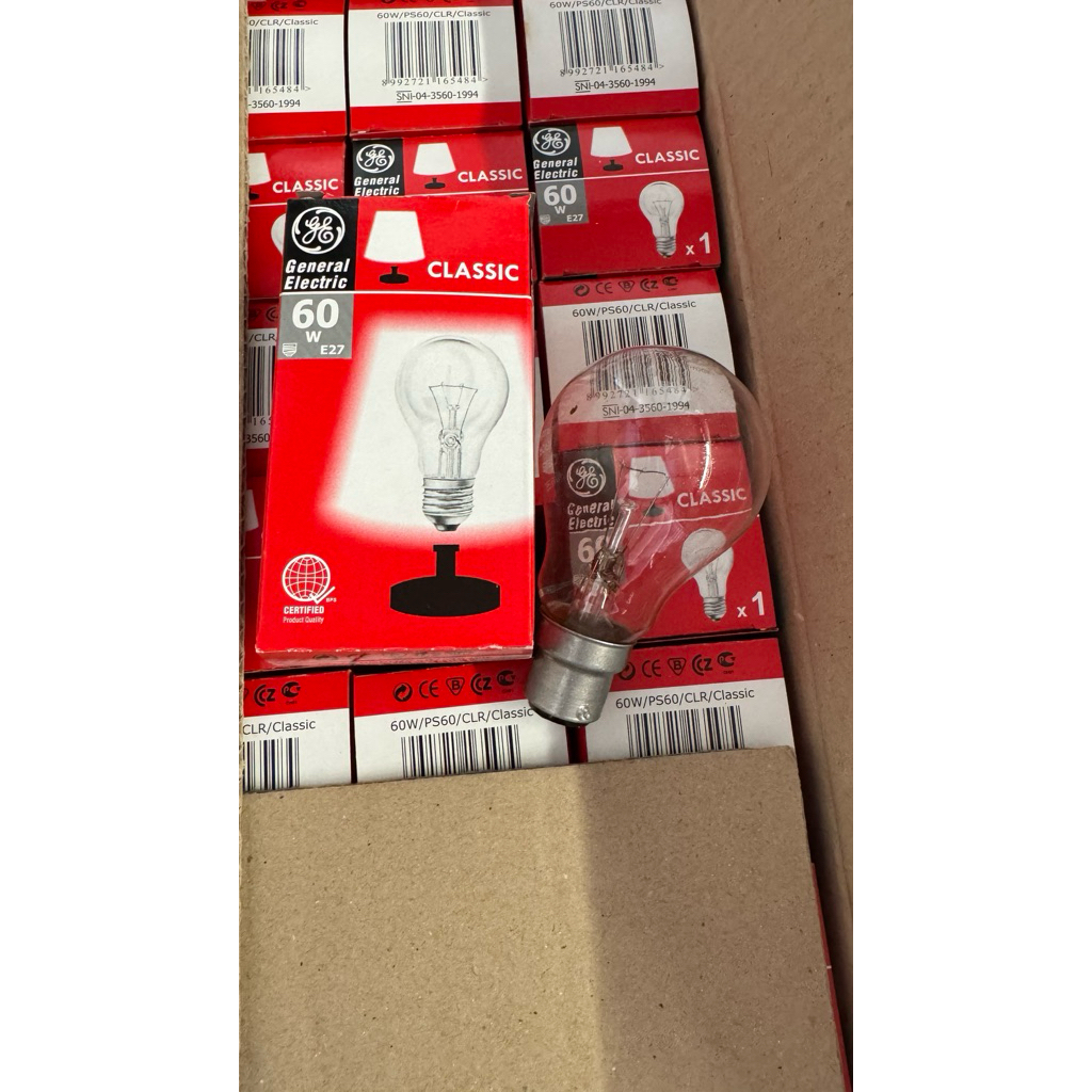 lampu ge pijar 60 watt
