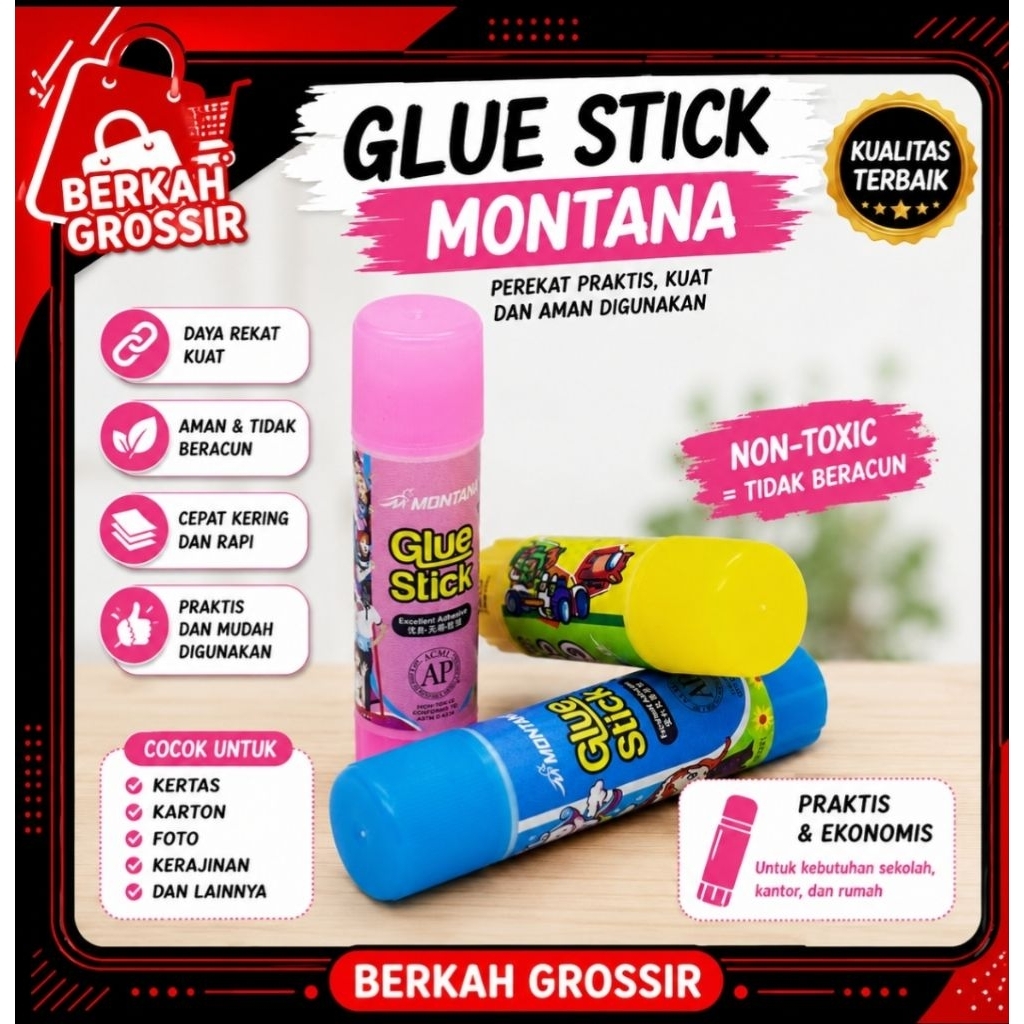 Montana Glue Stick Fancy / Lem Batang Montana GSF-10 / 10Gr