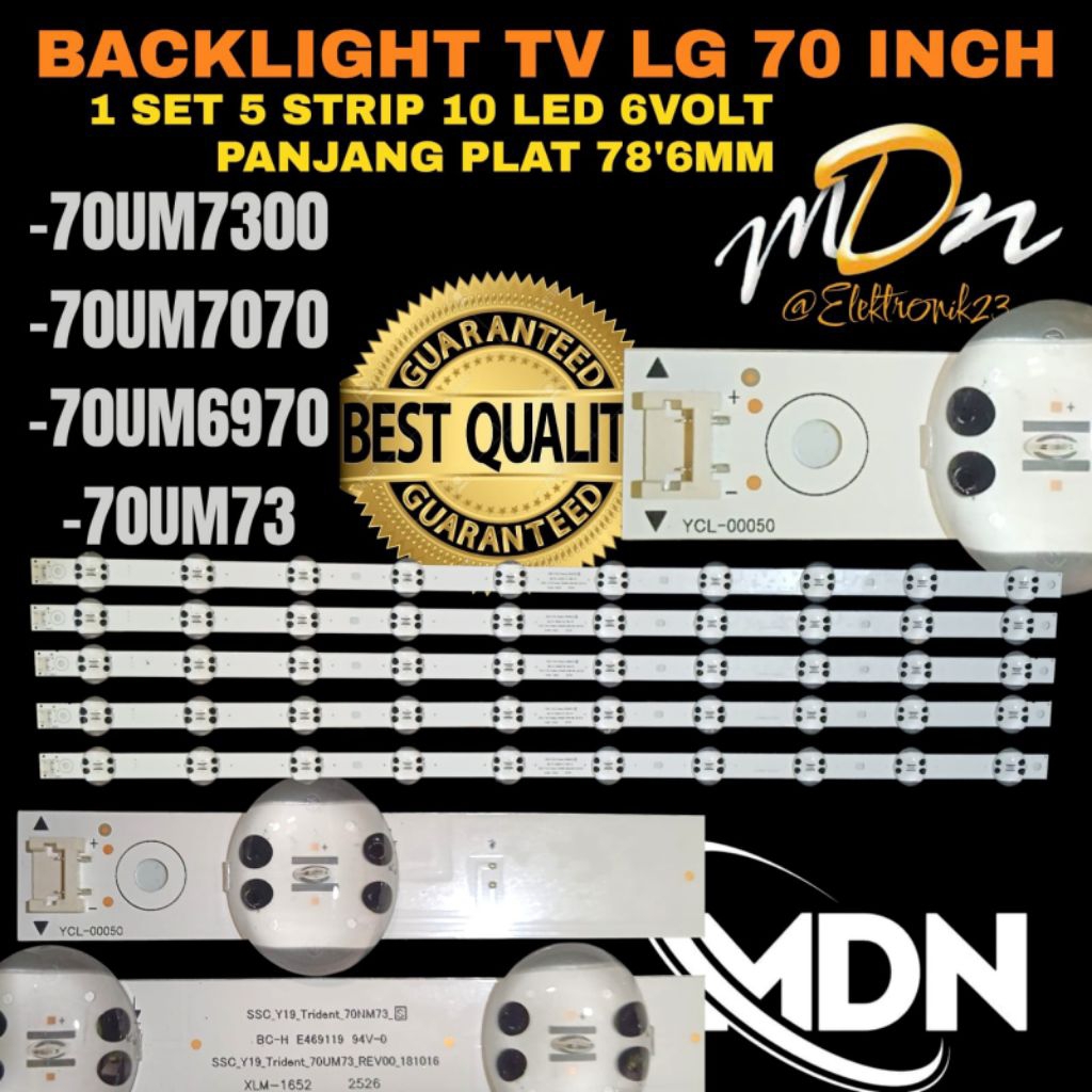 BACKLIGHT TV LED LG 70 INCH 70UM73- 70UM7300- 70UM7070- 70UM6970 BACKLIGHT TV LG 70 INCH