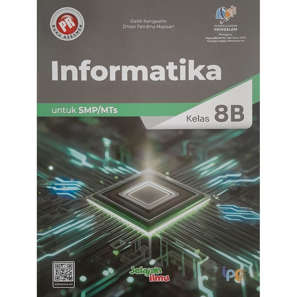 Buku PR Informatika kelas 8b, Kurikulum Merdeka. Intan Pariwara