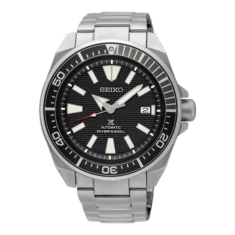 Seiko Prospex SRPF03K1 Jam Tangan Pria Samurai Automatic Black Dial Stainless Steel Strap Tahan Air 