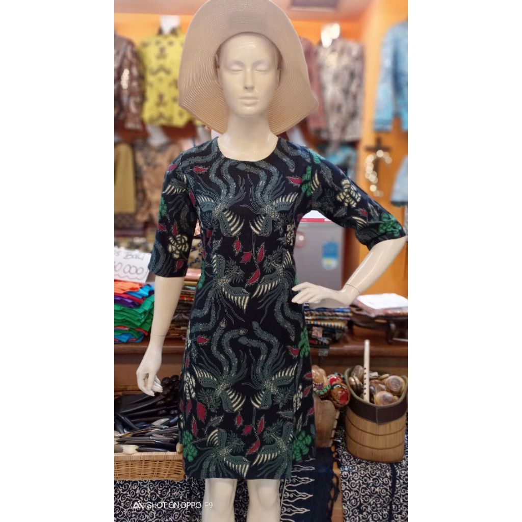 Toko bakul batik,Dres batik lengan 3/4