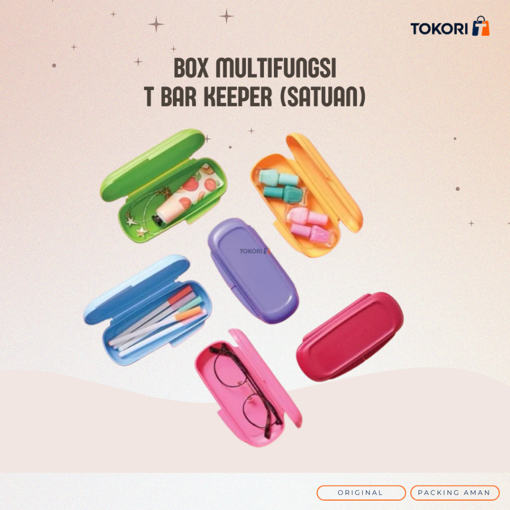 [TOKORI] Random - TBar T Bar Keeper Satuan Wadah Kecil Serbaguna Tupperware