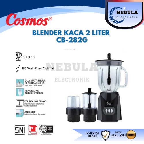 BLENDER COSMOS 282G/COSMOS CB-282G/BLENDER COSMOS 282G/BLENDER KAPASITAS 2LITER/BLENDER  LISTRIK/BLE