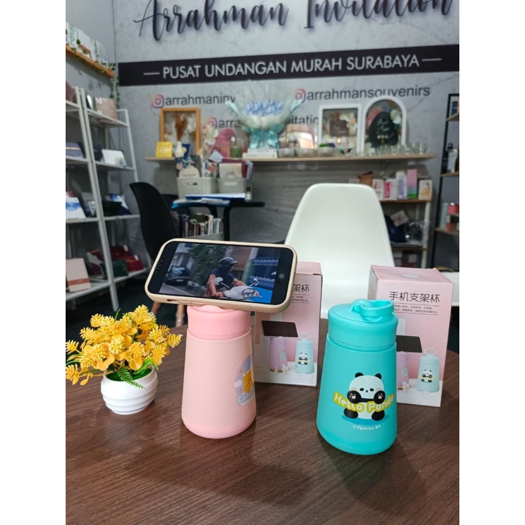 Botol Standing Karakter Botol Tenteng Botol Standing HP Bahan Kaca BOX Ecer
