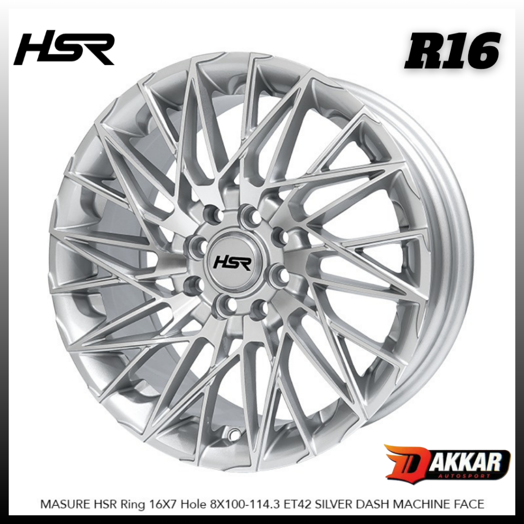 VELG MOBIL R16 AVANZA FREED NEW AVEGA MOBILIO HSR MASURE R16 LEBAR 7 RATA ET 42 VELG MOBIL HSR R16