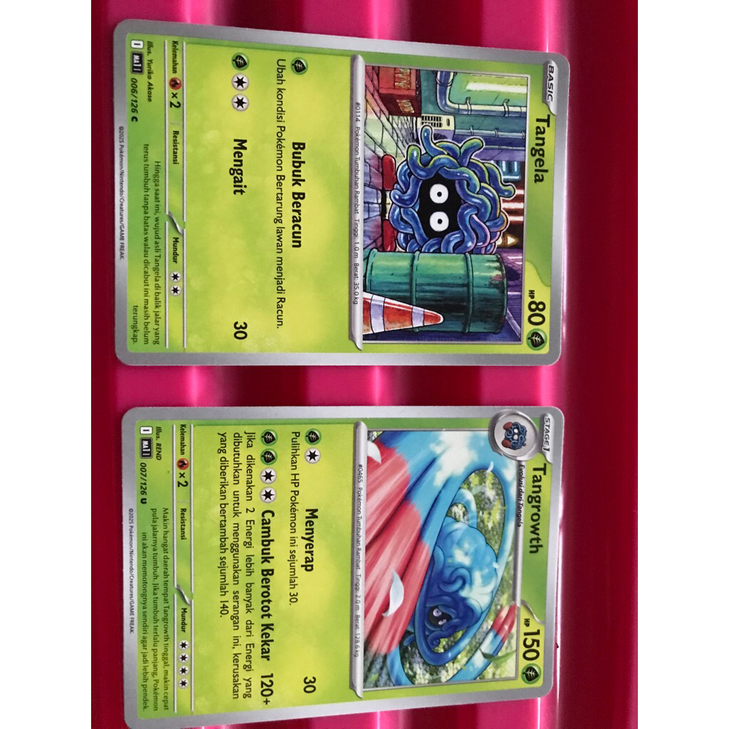 kartu pokemon tangela tangrowth