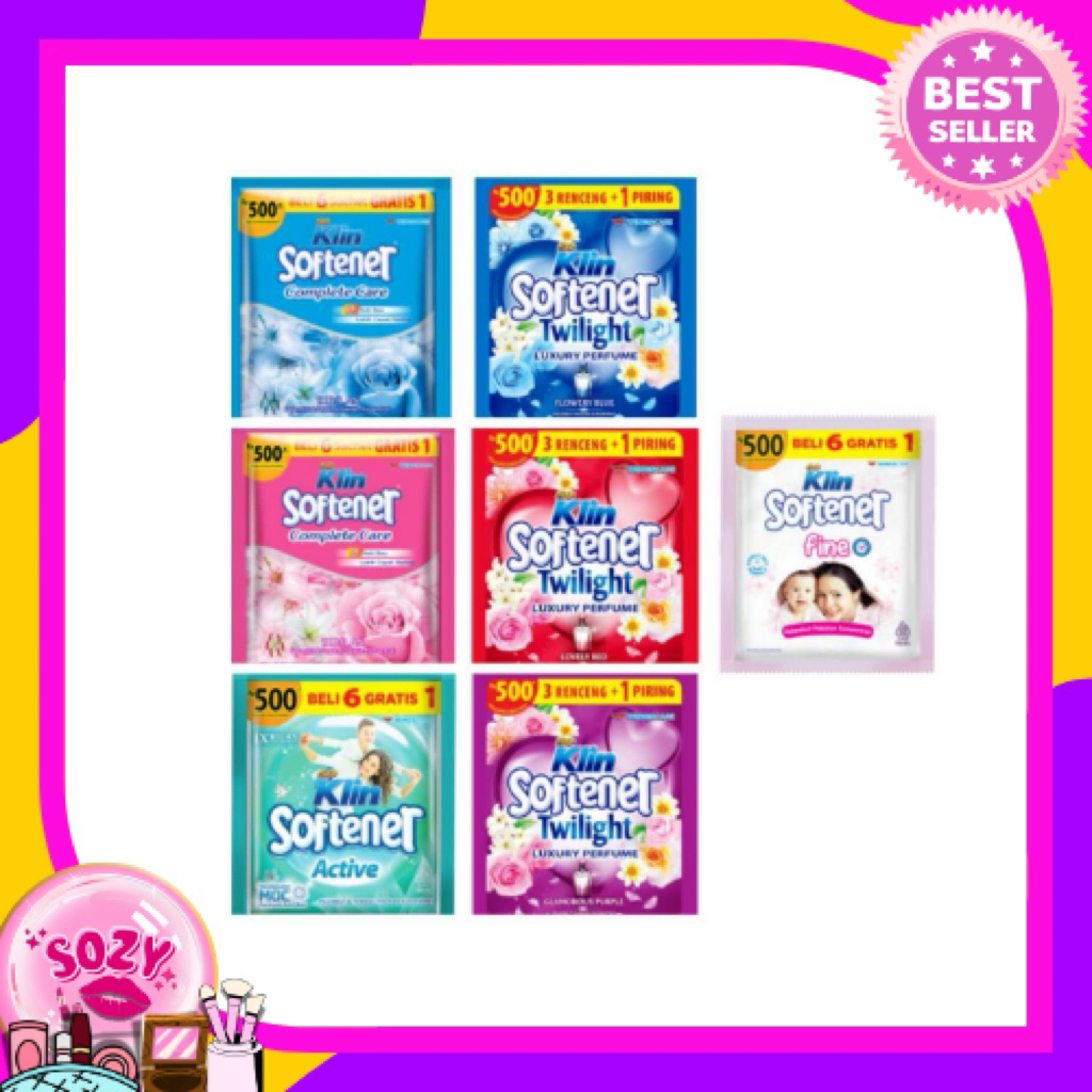 SoKlin Softener 1x Bilas Sachet So Klin Softener SACHET | SOZY Beauty Shop