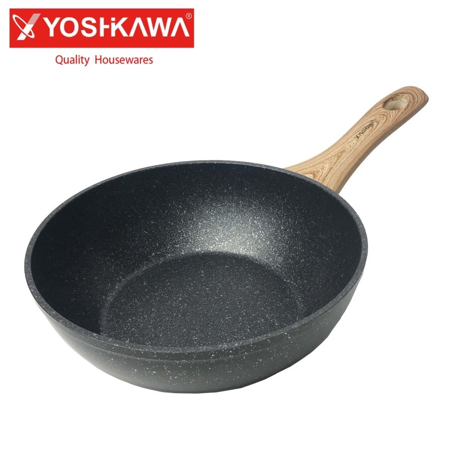 MINOWA WOK/PANCI/PENGGORENGAN / SAUCE PAN MARBLE PREMIUM MD