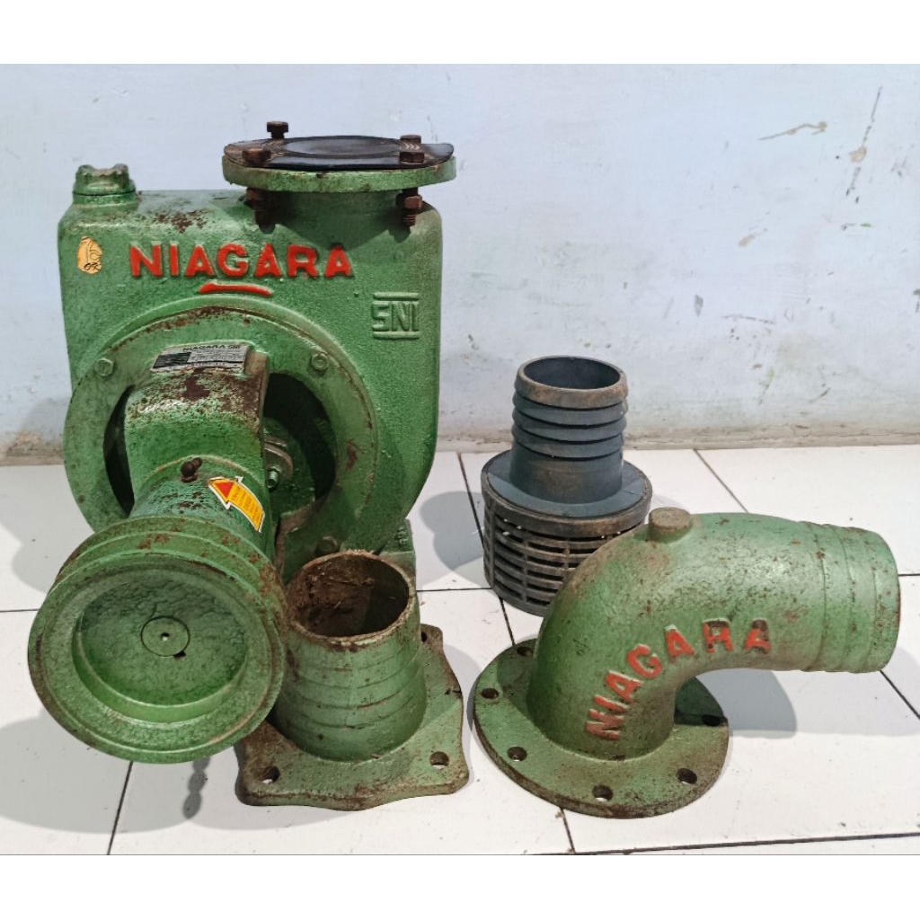 Pompa air merk Niagara 4 inch GTO sawah tambak dan kolam sedot air