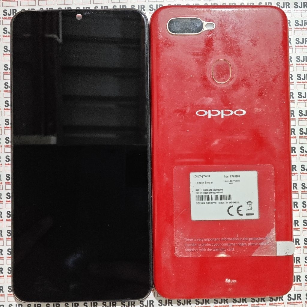 `Unit LCD Point Oppo A5s Copotan Ori Garansi