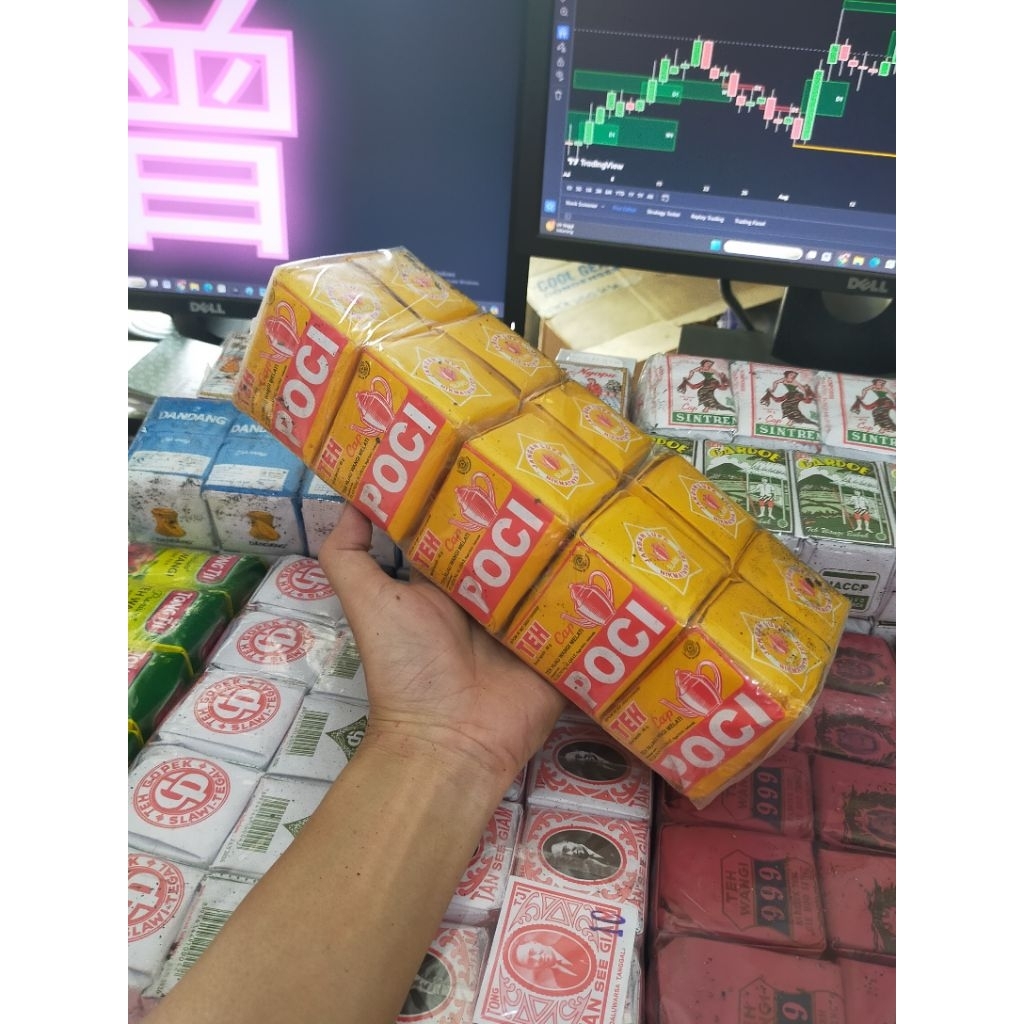 Teh Poci Kuning 40gr (1 Slop 10 Bungkus)