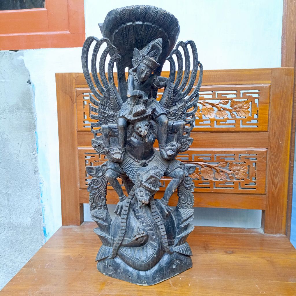 patung kayu gwk bali antik jadul vintage