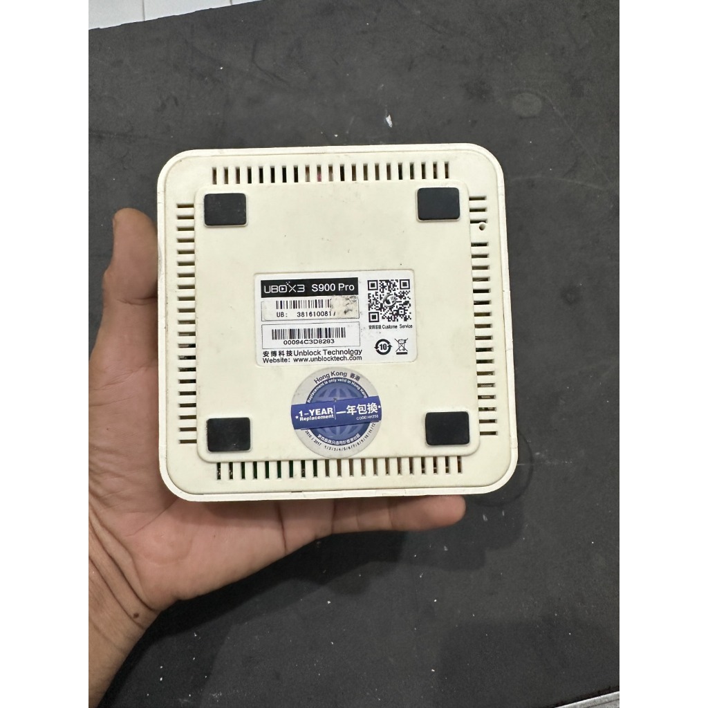 Android TV Box UBOX 3 S900 Pro Unblock Technology Smart TV Box Bekas Normal