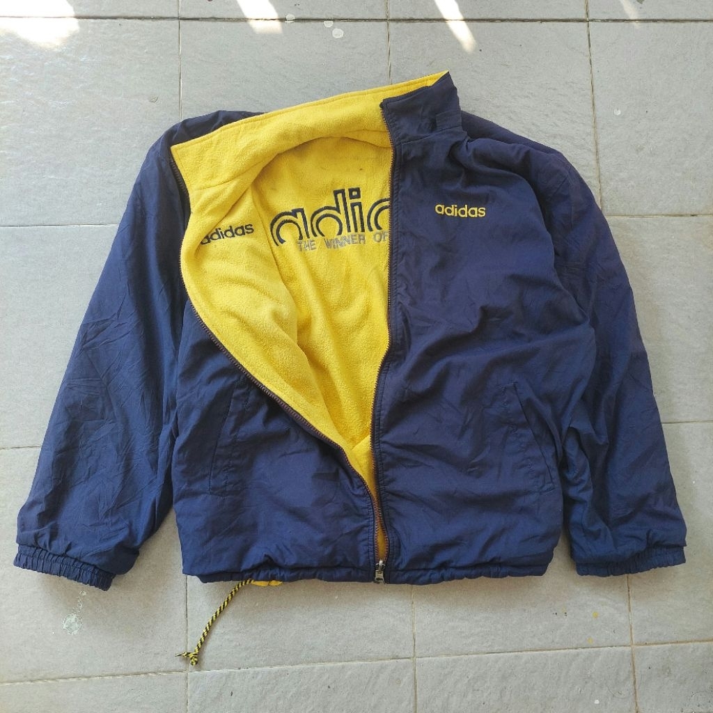 windbreaker adidas vintage revesible