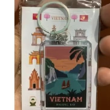 SOUVERNIR GANTUNGAN KUNCI ARCYLIC VIETNAM