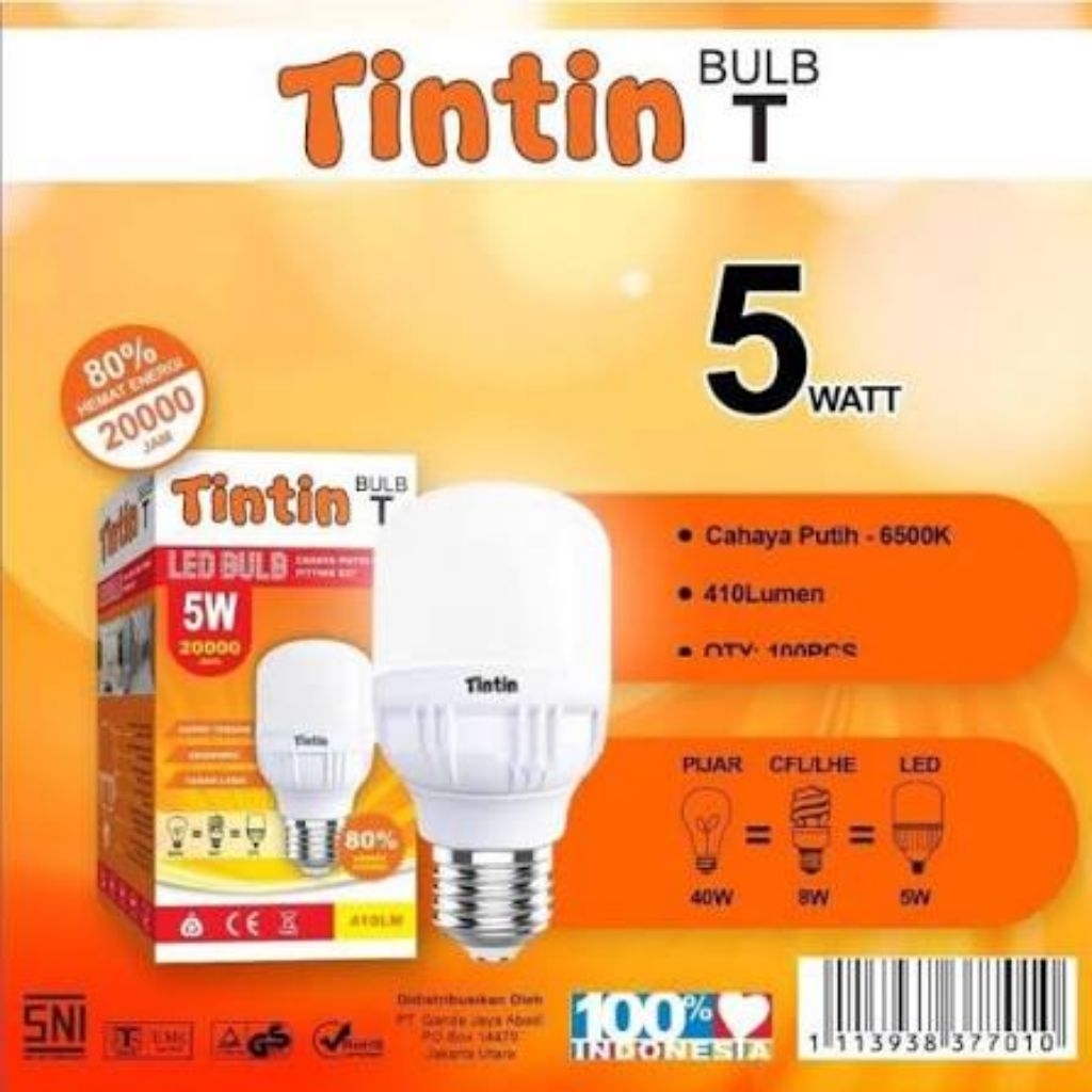 LampuTintin5watt