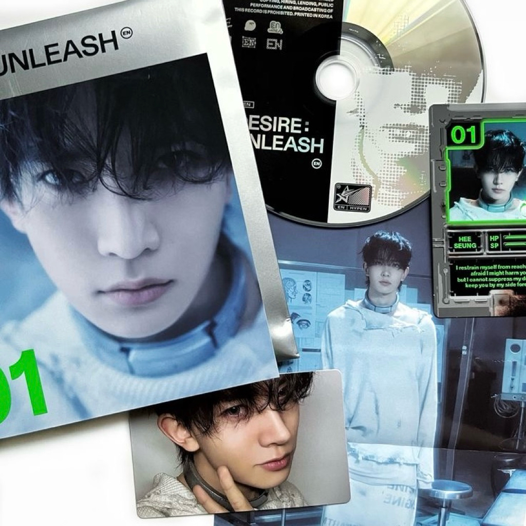 PC HEESEUNG ENHYPEN OFFICIAL ALBUM ONLY UNSEALED DESIRE UNLEASH ENGENE VER PHOTOCARD ENGVER PEACE TU