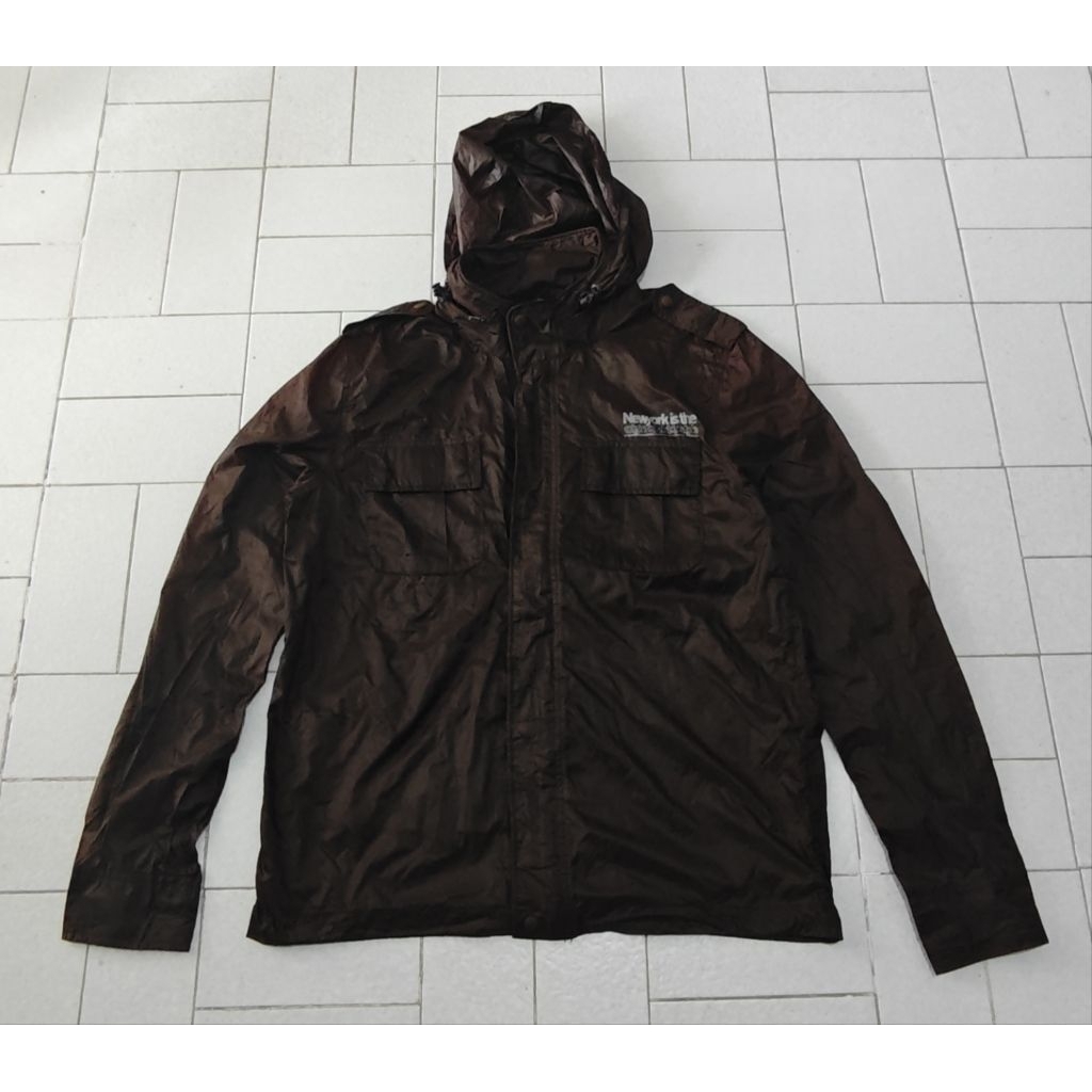 Jaket Casual Nilon Fubu Coklat Army