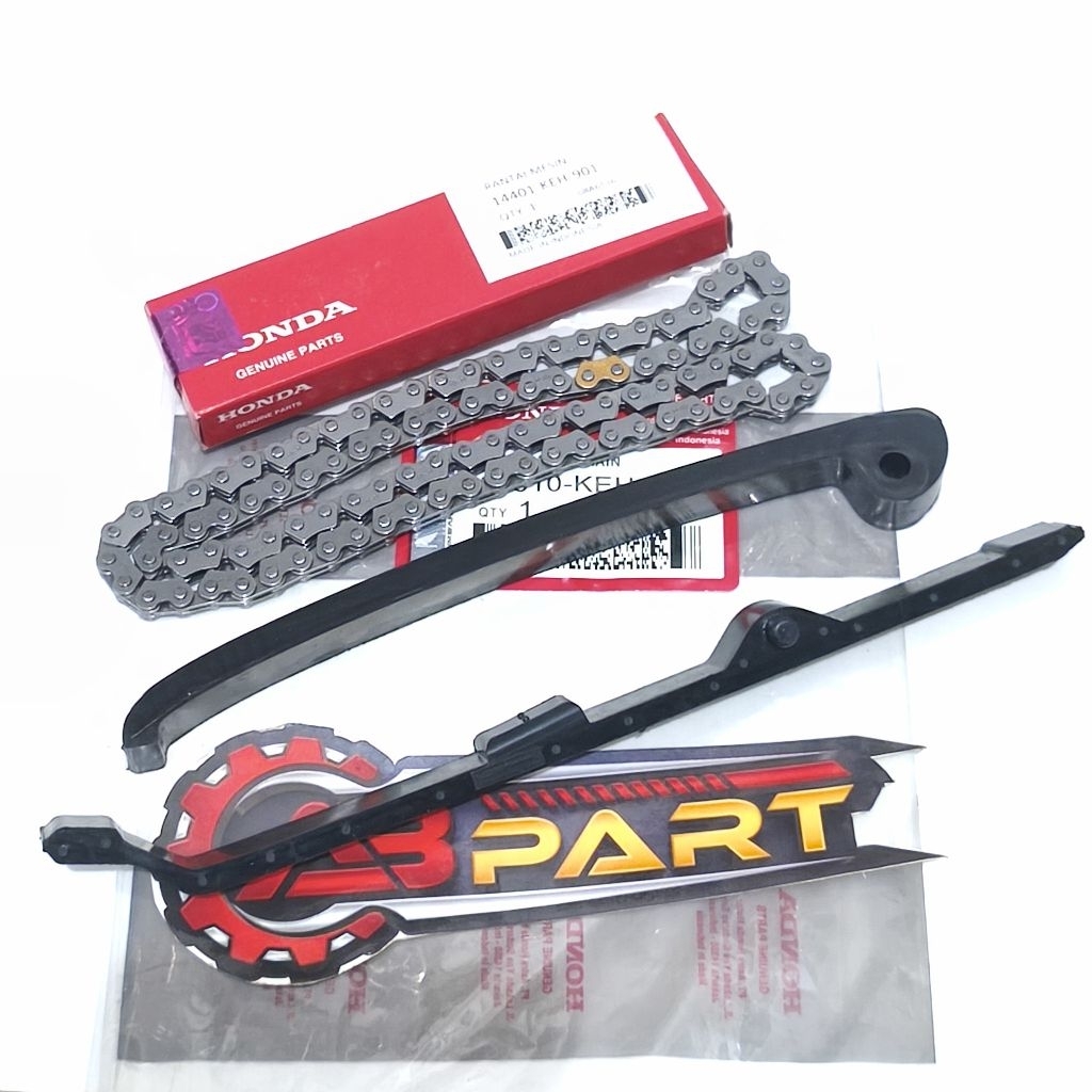 rantai keteng + karet tensioner gl pro neotech megapro lama
