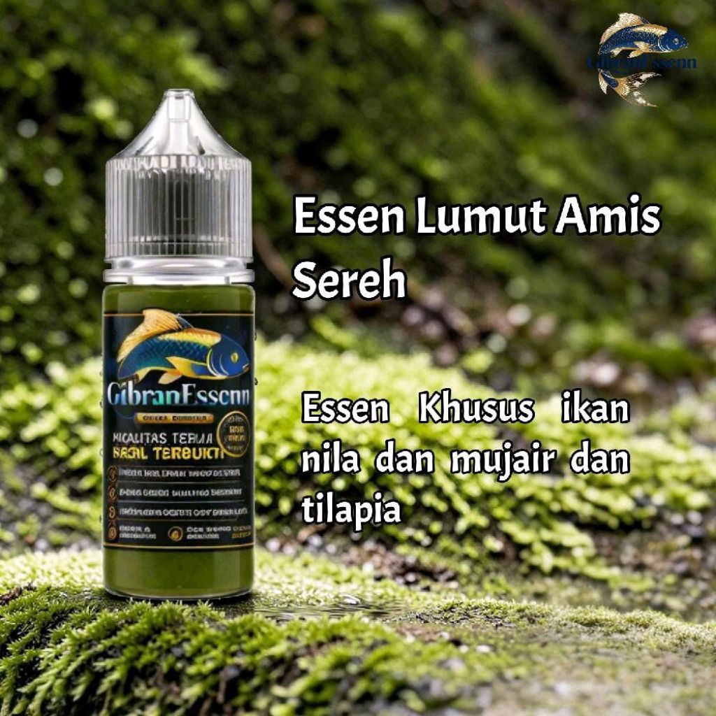 Essen Lumut Amis Sereh - khusus ikan mujair - Nila - Tilapia