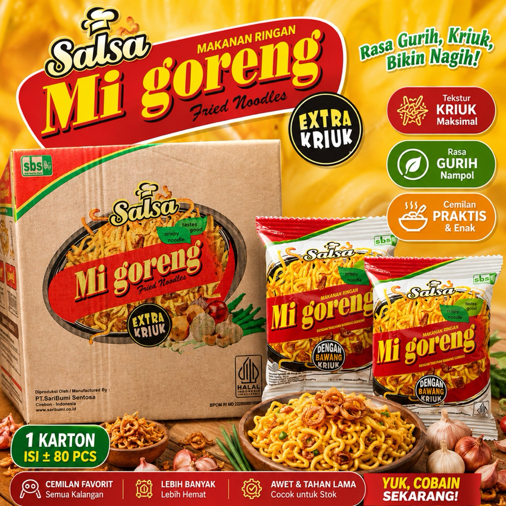 (1 Dus) Mi Goreng Salsa