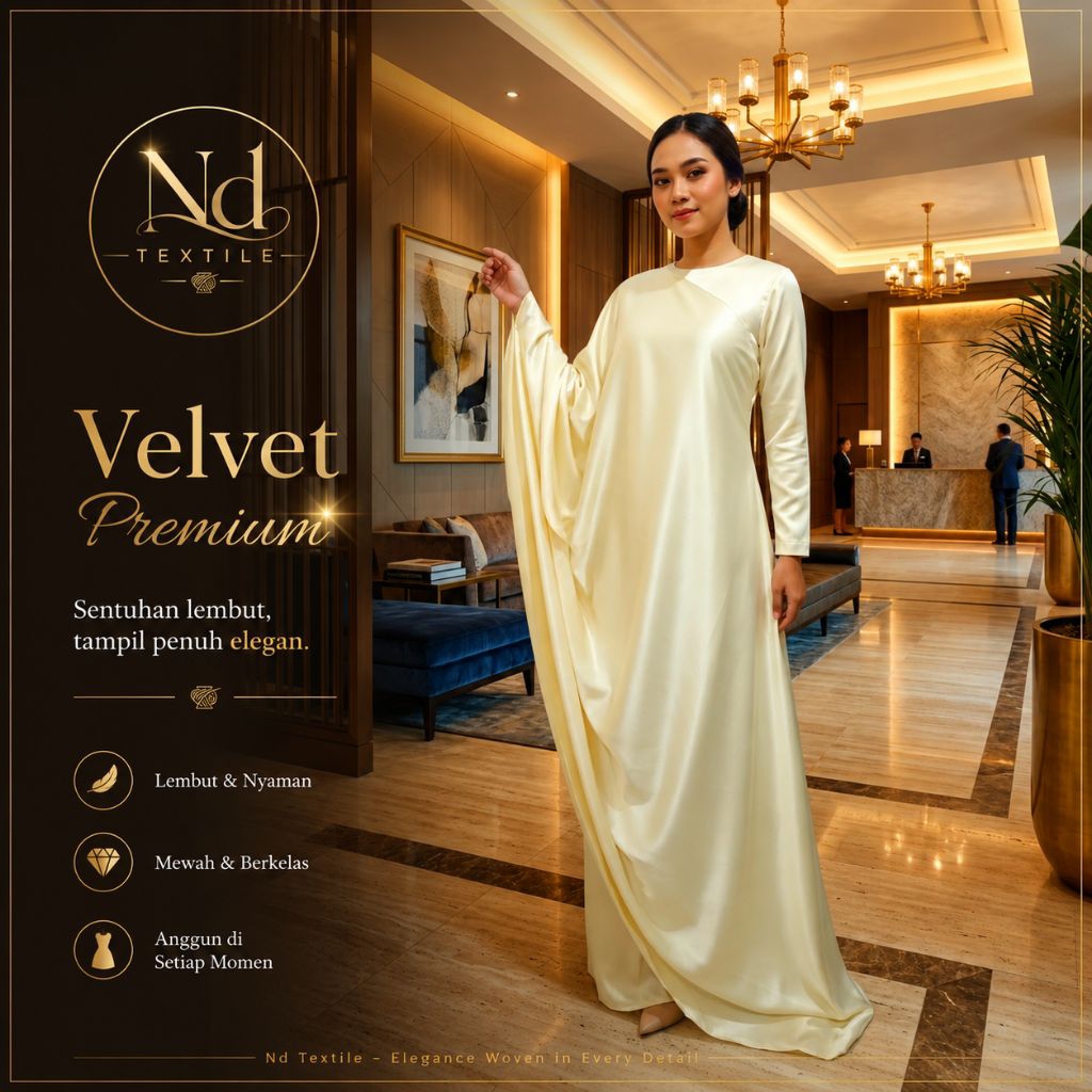 Kain Satin Velvet Premium/Velvet Satin/satin silk/bisa buat gamis/dalaman/bridasmaid